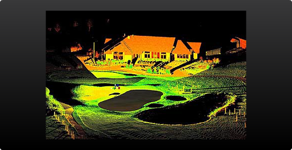digital terrain model golf course